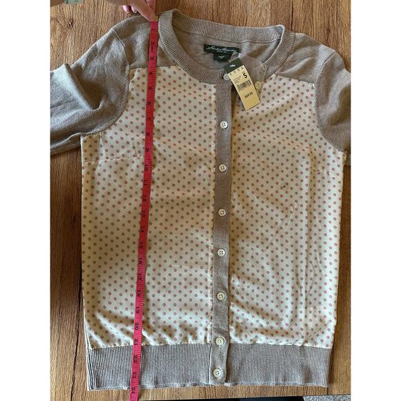 Eddie Bauer Women's Patterned Cardigan Sweater Size Small NWT - Picture 4 of 5